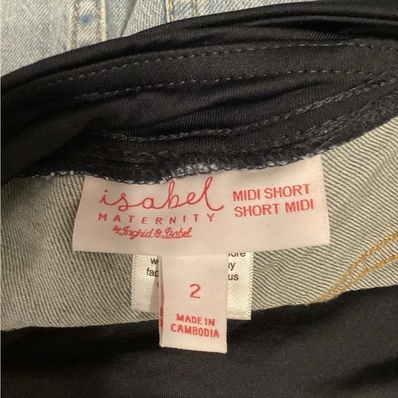 NWT Isabel Maternity Size 2/26 Shorts - Picture 4 of 5